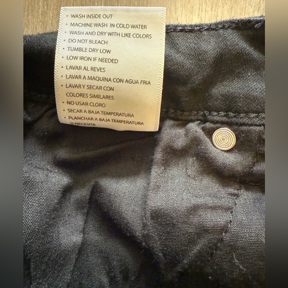 Black Flare Stretch Jeans - Picture 7 of 7